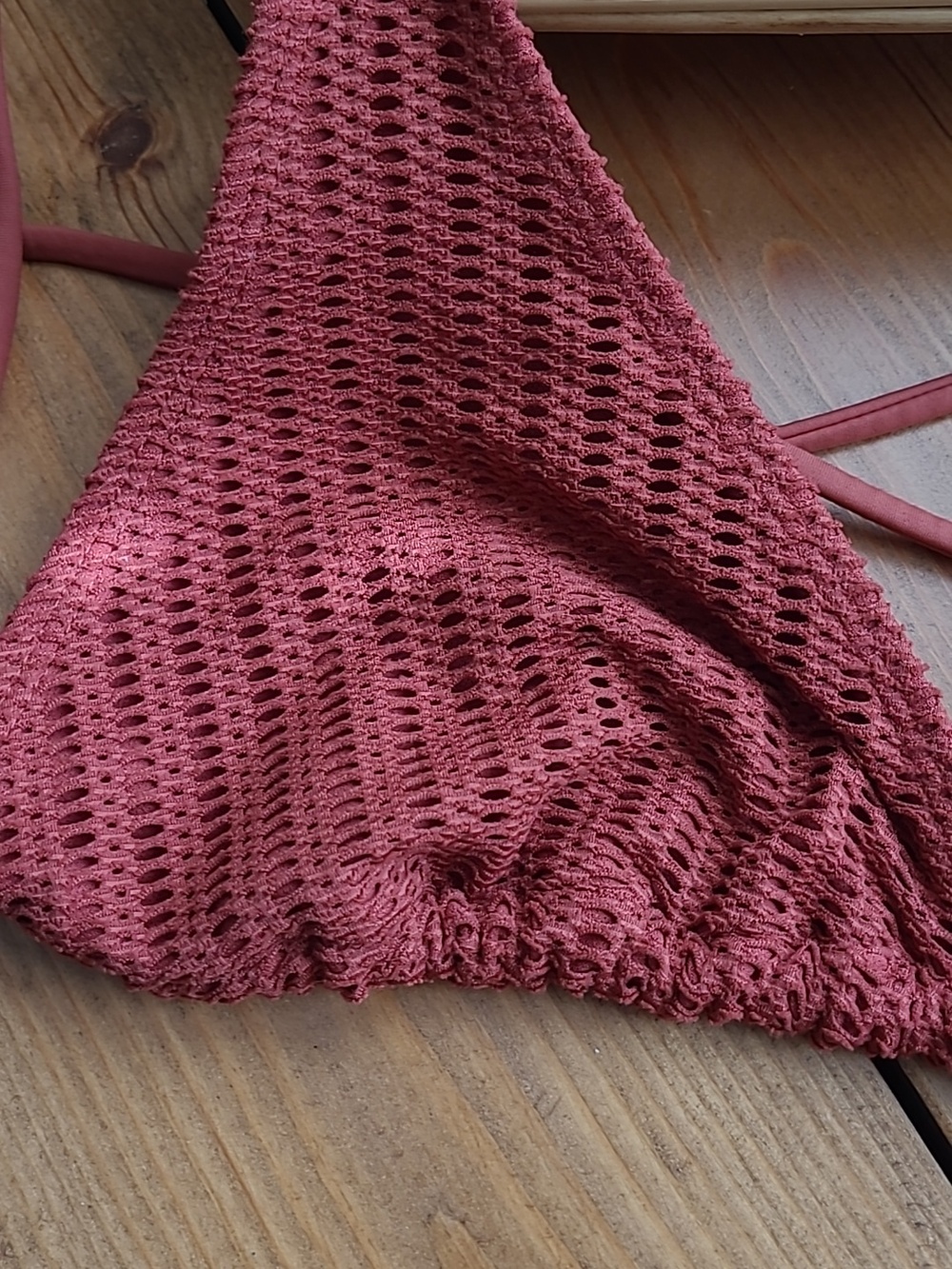 Terracotta/Brown/Rust Bikini Top - Picture 2 of 3